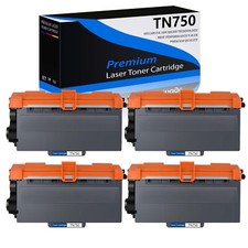 4PK TN750 TN720 Black Toner Cartridge For Brother MFC-8710DW HL-5450DW Printer