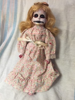 Dead Zombie Halloween Haunted Prop OOAK Porcelain Doll