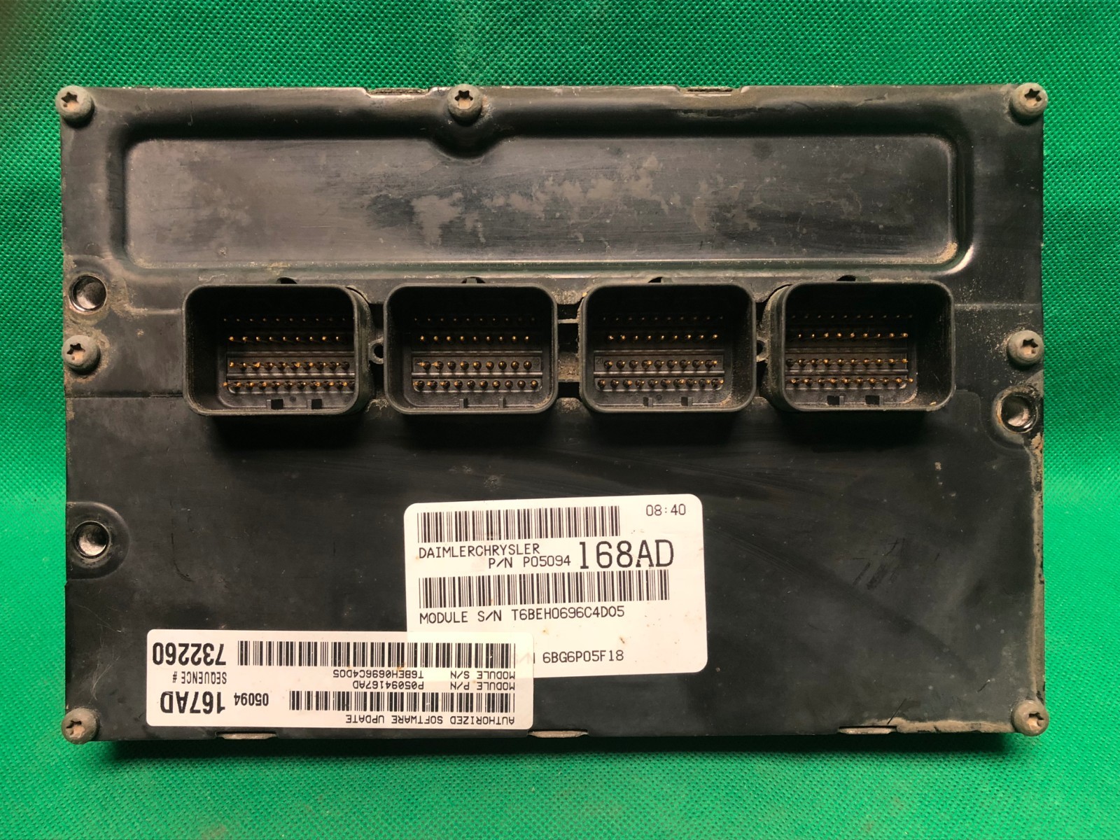 PROGRAMMED PLUG & PLAY 06 DODGE CARAVAN 2.4L ECU ECM MODULE P05094167AD ...