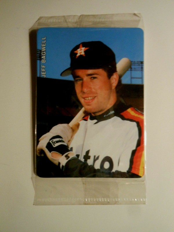 1992 MOTHER'S COOKIES CARD #2 of 4 JEFF BAGWELL '91 NL ROY HOUSTON ASTROS sealed