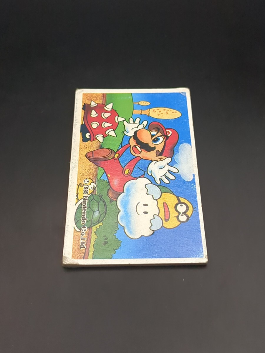 MARIO Spiny Lakitu SUPER MARIO BROS Card Menko 1985 Nintendo