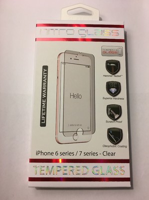 ZNITRO Tempered Glass Screen Protector, Apple iPhone 8 or 7 or 6S or 6, CLEAR