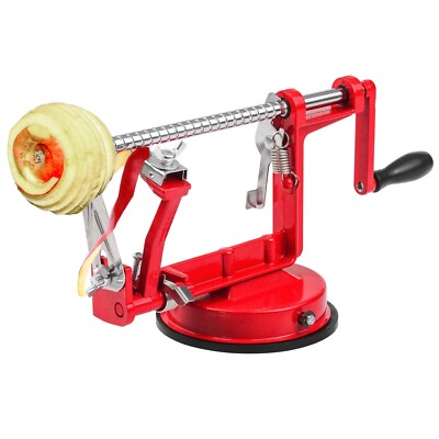 APFELSCHÄLER SCHNEIDER ENTKERNER WÜRFELSCHNEIDER KÜCHE KARTOFFEL OBST & GEMÜSEMASCHINE 3 IN 1