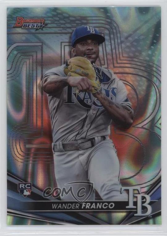 2022 Bowman's Best Aqua Lava Refractor /199 Wander Franco #39 Rookie RC