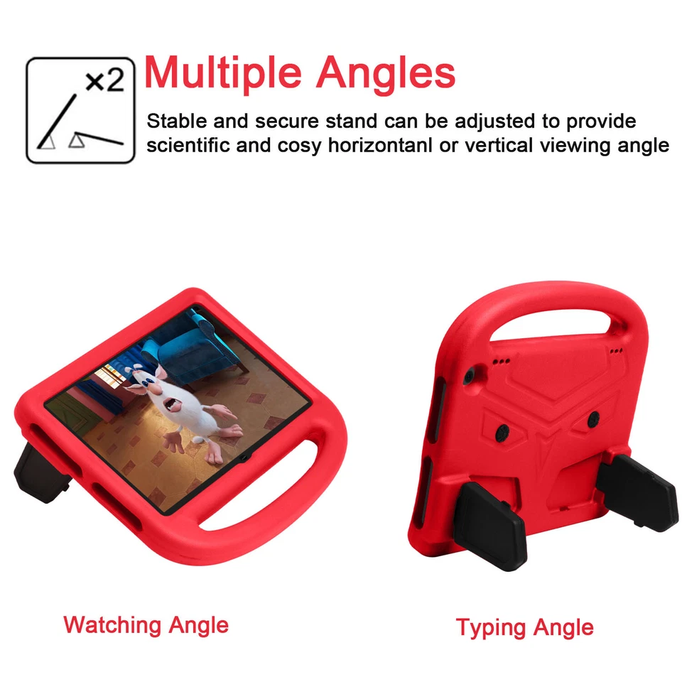 Funda delgada con soporte de espuma EVA con mango para niños Amazon Fire HD8/HD8 Plus 2024/2022/2020 Foto 4 de 4