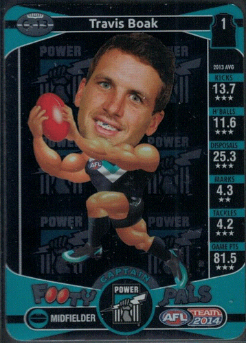 2014 AFL TEAMCOACH FOOTY PALS INSERTS; Individual Card Sale. - Picture 10 of 14