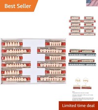 3 Sets of Durable Acrylic Resin Dentures - 84 Pcs in Shade A2 for Professionals