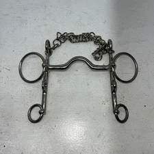 New Congress Leather 5” Pelham Port Bit #47832 LLL-20