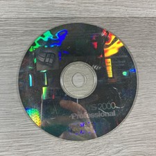 Microsoft Windows 2000 Professional CD Disc NO KEY 1-2 Processor Edition