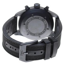 IWC SCHAFFHAUSEN PILOT'S WATCH TRIBUTE TO 3705 41mm Ceratanium Black Dial #C010 3