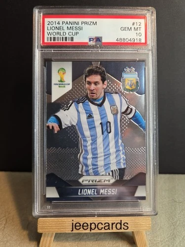 LIONEL MESSI 2014 Panini Prizm World Cup #12 Argentina PSA 10 🐐