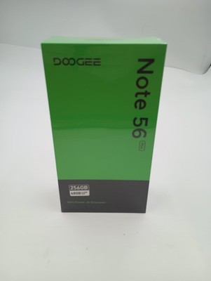 NEW DOOGEE NOTE 56 PLUS ANDROID 16 CELL PHONE 48GB+256GB NFC 2026 OBSIDIAN BLACK