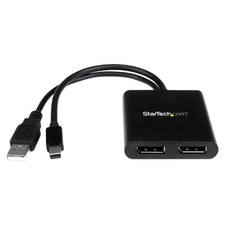 StarTech.com 2-Port Multi Monitor Adapter - Mini DisplayPort to 2x DisplayPort M