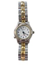 Vintage Guess Watch Water Resistant 2 Tone Gold Silver Analog Dial NEED BATTERY