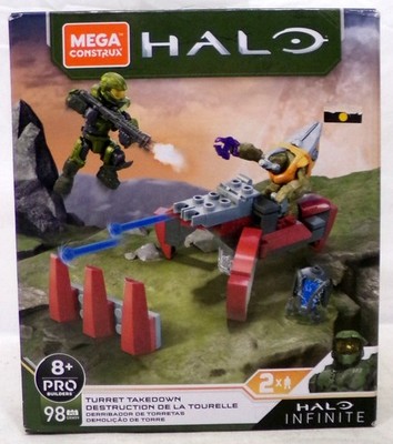 2020 Mattel Mega Construx Halo Infinite GRM99 Turret Takedown Set Neu Versiegelt