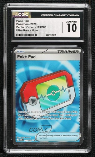 Poké Pad graded CGC 10 for sale on eBay