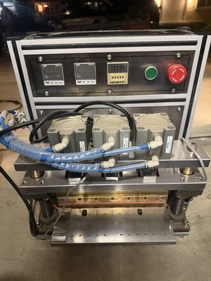 Pouch Cell Heat Sealer - Battery Lab Equipment - Pneumatic Top & Side