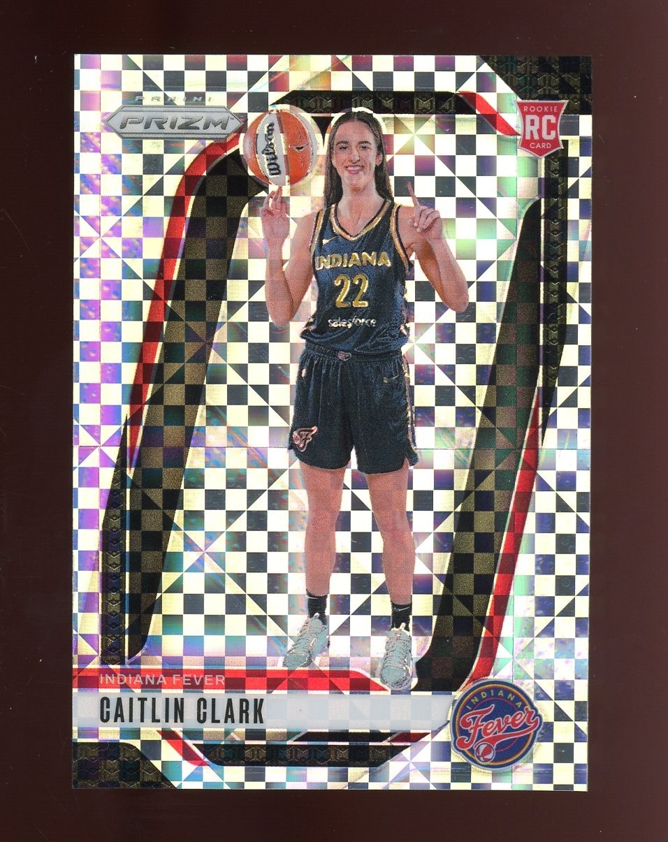 "2024 Panini WNBA Checkerboard Prizm #145 Caitlin Clark Indiana Fevers RC Rookie