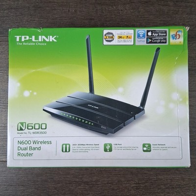 TP-Link N600 300 Mbps 4-Port 10/100 Wireless N Router (TL-WDR3500)