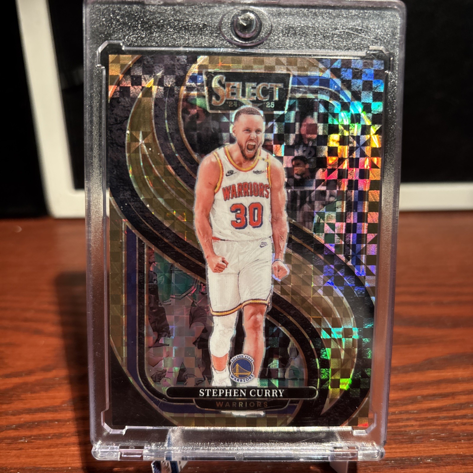 2024-25 Panini Select Premier Level Stephen Curry #143 Bronze Checker Prizm /49