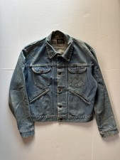 Vintage Maverick Denim Jacket 40 Western Cowboy Workwear Blue Bell USA Made 70s