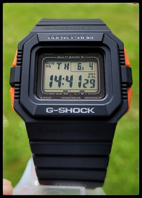 Casio G-Shock, seltene GW-5510, positiv,Funk/Solar, orange Drücker,NEU