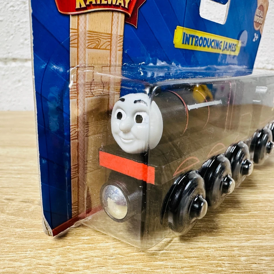 Origins Original Black James - Thomas the Tank & Friends Wooden Railway Trains - Image 2 of 4