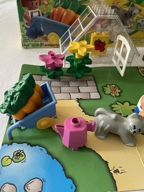 RARE LEGO 3088 GROWING GARDEN SET WITH KITTEN DUPLO Complete With Box