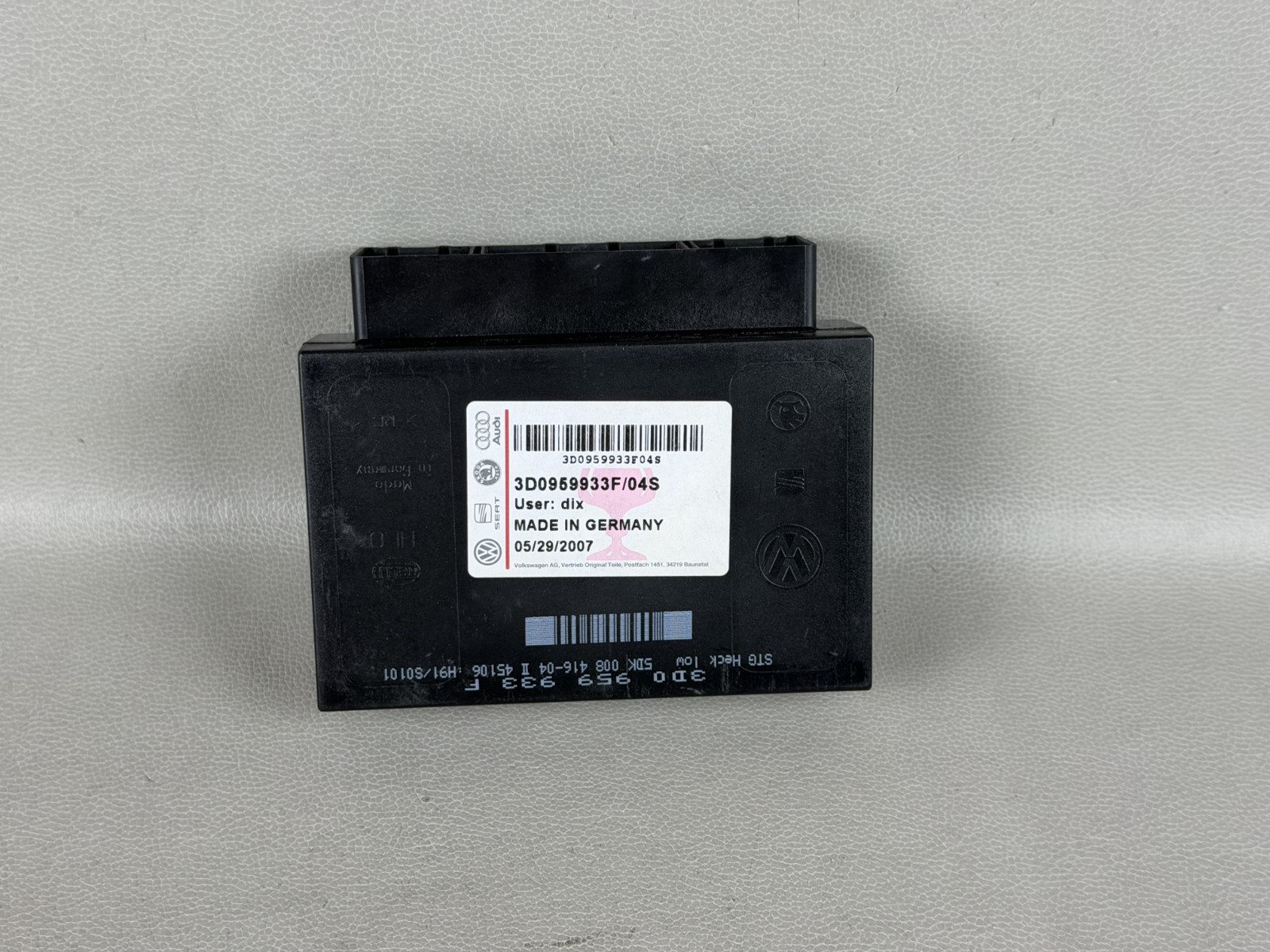 New! 2003-2012 Bentley Continental Comfort Body Control Module OEM (3D0959933F)