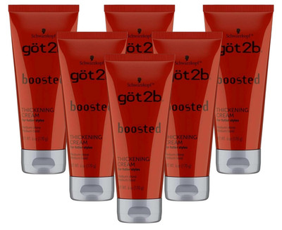 Got 2B Boosted Hair Thickening Cream for Fuller Styles, Medium Shine, Medium Hol