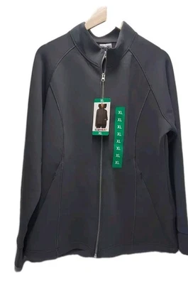 32Degrees Heat Womens Uk XL Track Jacket Shell Running Coach Grey Coat 0007 - Image 1 of 4