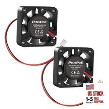 2-Pack 40mm x 10mm DC 12V Brushless Cooling Fan, 4010 Smart Fan for 12V-2Pack