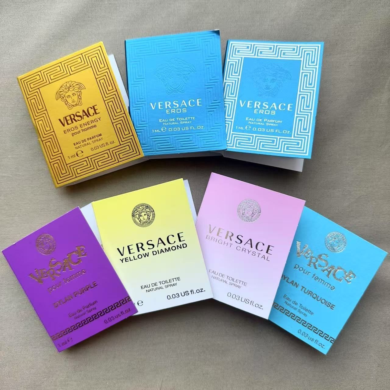 Versace Perfume Sample Vials 1ml – Authentic – Choose Your Favorite Scent