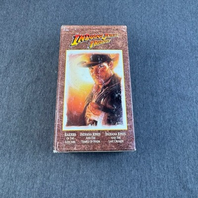 Indiana Jones Trilogy VHS Collector's Edition Raiders Temple Crusade
