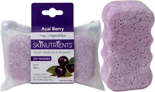 Spongeables Body Wash in a 20+ Sponge, 1 Count (Pack of 1), Acai Berry 