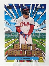 Kyle Schwarber 2026 Topps Series 1 Celebration 8 Bit Ballers #8B-25 Phillies 