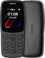 Brand New Nokia 106 4G Unlocked Dual SIM Phone 2018 Big Buttons - Black