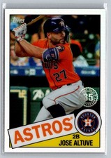 2020 Topps Chrome #85TC-19 Jose Altuve 1985 Topps Baseball