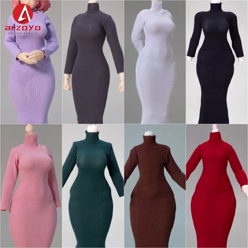 1:12 JZ816 Female Tight Hip Wrapped Fishtail Dress Fit 12'' TBL Romankey Figure
