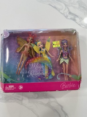 Barbie Fairytopia Magic of the Rainbow Fairy Set - Box Damage FREE SHIP