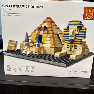 Wange  Authentic Egyptian Pyramids Of Giza  Building Block Set 622pcs  4210
