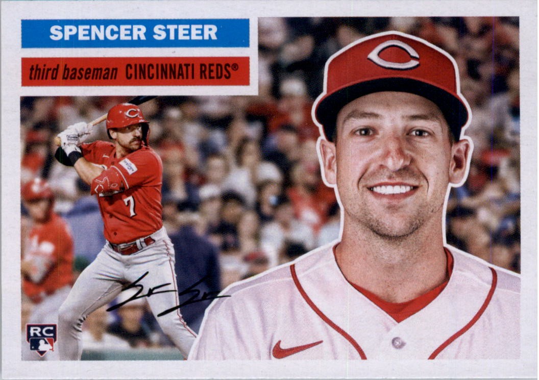 2023 Topps Archives #78 Spencer Steer RC - BB