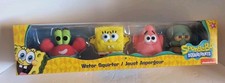 SpongeBob Water Squirt Toy Set 4 Pack Squidward, Patrick, Mr. Krabs NEW Ship