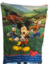 58x42 Disney Toddler Lightweight Comforter/Sheet Mickey Mouse Donald Duck/Goofy