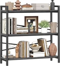 Book Shelf, 3 Tier Bookshelf 31.49" Width, Book Shelf Storage and Organization, 