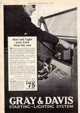 1915 Ford Model T Touring Original Ad From Colliers - Start It From Your Seat 1915 Ford Model T Touring Original Ad From Colliers - Start It From Your Seat