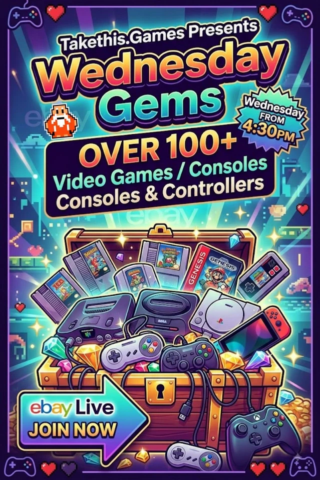 Wednesday Gems 💎 Over 100+ Video Games / Consoles & Controllers