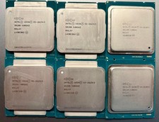 6 Xeon CPU Lot 4 E5-2623 V3 3GHz SR208  2 E5-2630 V2 2.6GHz SR1AM LGA2011