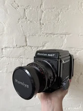 Mamiya RB67 Pro S With seiko 65 Mm Lens 120 Film / Release Cables Included