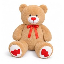 Big Teddy Bear Stuffed Animal Light Brown Bear Plush with 43 inch Light Brown 1